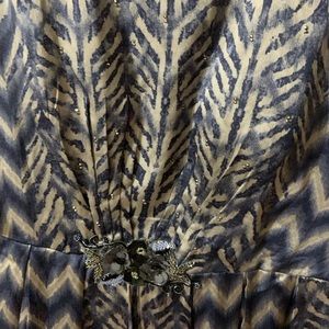 Long embellished gown